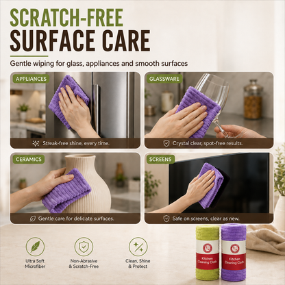 Multipurpose Reusable Tear-Off Cleaning Cloth Roll